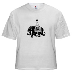 Girl on Elephant T-shirt