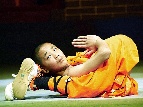 Monk and Shaolin Kung Fu