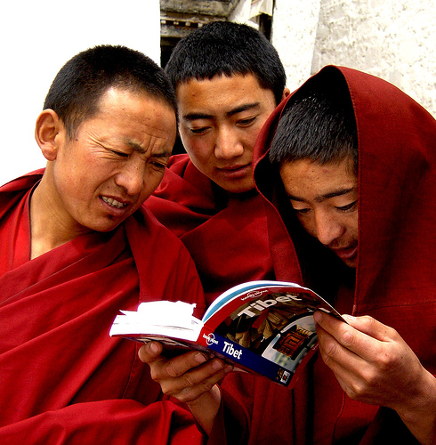 Monks with LP Guide