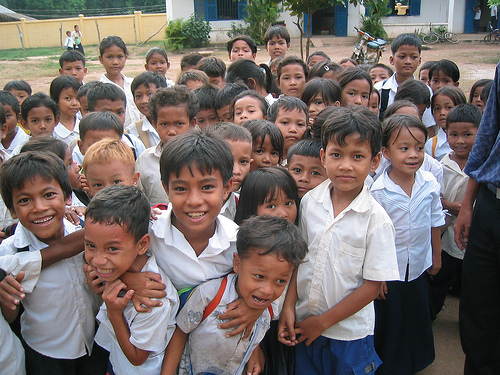 Cambodia School Children