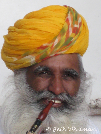Rajasthan Man with Pipe
