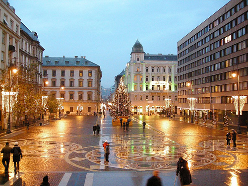christmas in Budapest Hungary