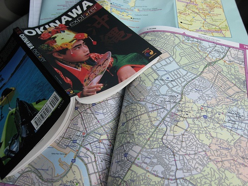 map and guidebook