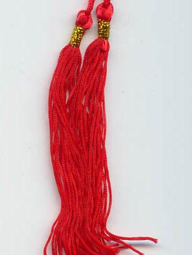 red tassle