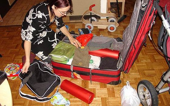 Woman Packing