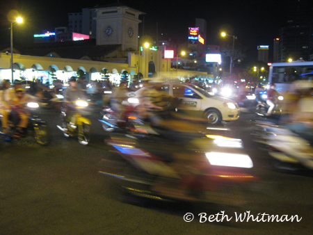 Saigon Streets and Motorbikes