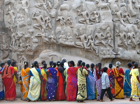 India carvings wall