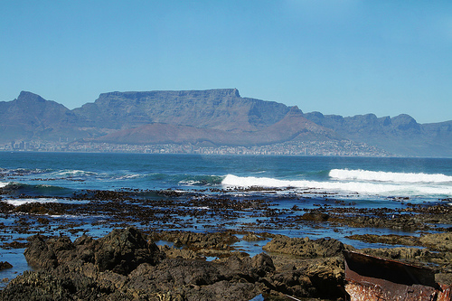 view from Robben Island