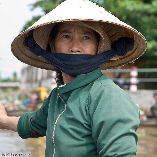 Woman in Conical Hat