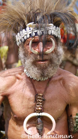 Papua New Guinea tribesman