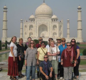 India Womens Group at Taj Mahal