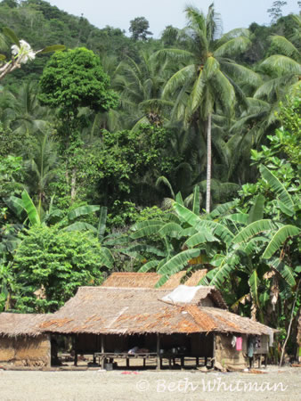 Tawali Village Hut in Papua New Guinea