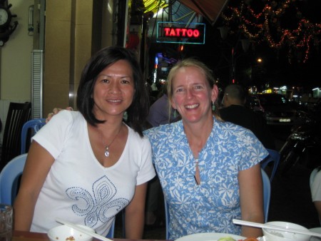 Kim and Beth in Saigon