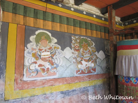 Eastern Bhutan Trek - Dzong walls in Sakten