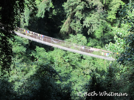 Eastern Bhutan Trek Suspension Bridge