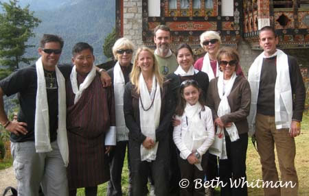Bhutan Group in Scarves