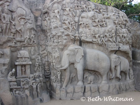 Carvings in Mahabalipuram