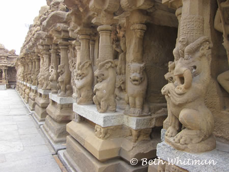 Temple Pillars at Kanchipuram