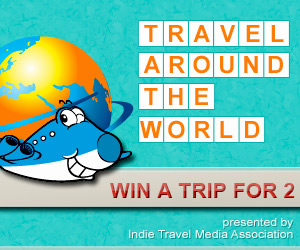 Round the world contest banner