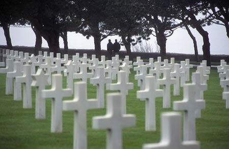 Omaha Beach cemetery