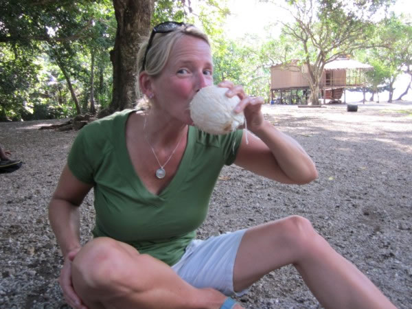 Beth Whitman in Papua New Guinea