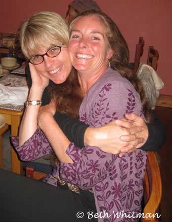 Carmyn and Dagmar in Bhutan