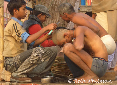 Varanasi Haircut