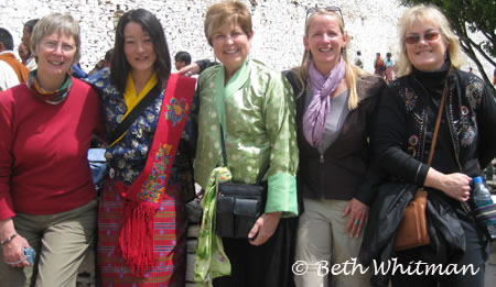 Women's tour in Paro Bhutan