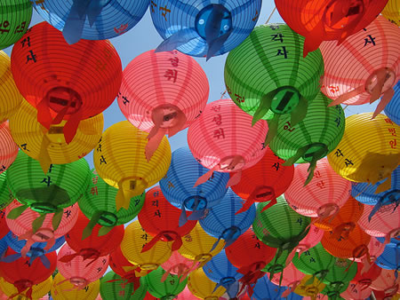 lanterns in seoul