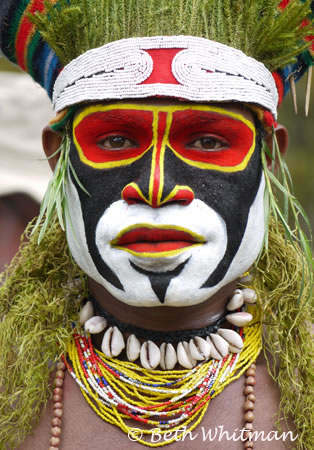 Mt. Hagen Singsing Tribal Man