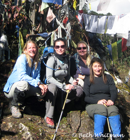 Group at Pass in Bhutan