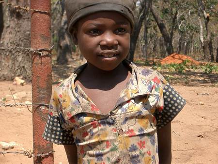 Boy in Zambia