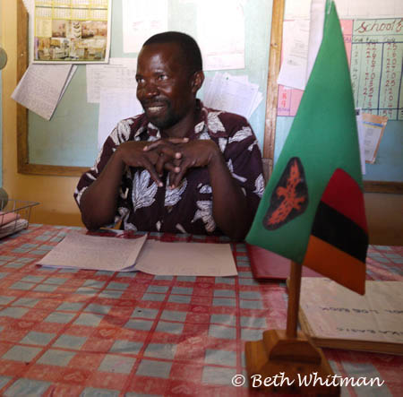 Headmaster at Zambia School