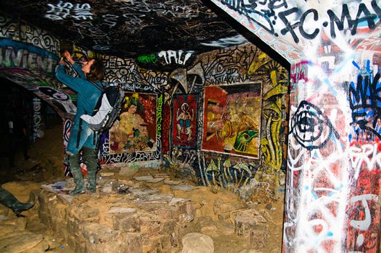 Paris Catacombs Wall Paintings