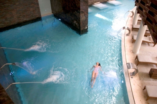 Solo Woman Traveler at Hotel Pool