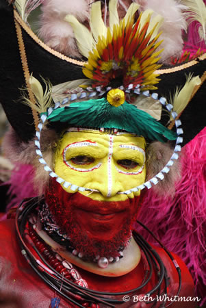 Wigman at Paiya Mini Show in Papua New Guinea