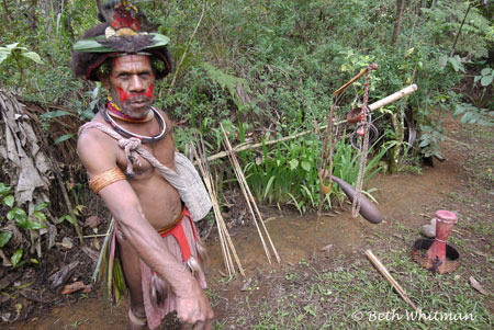 Huli Fortune Teller in Papua New Guinea