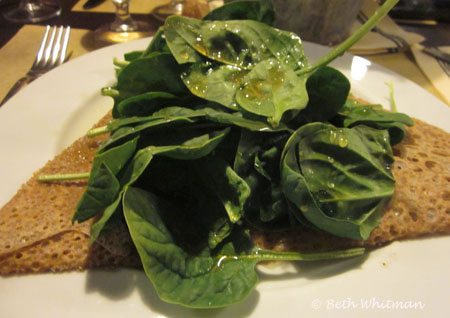 Spinach Galette in Girona