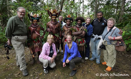 Wandertours Group in Tari, Papua New Guinea