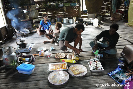 Kitchen in Papua New Guinea Home