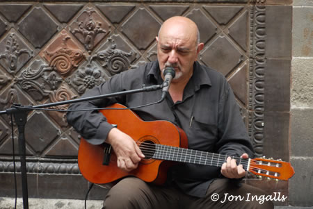 Musician in Barcelona