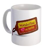 Wanderlust and Lipstick mug