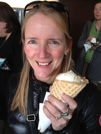 Beth with Ice Cream