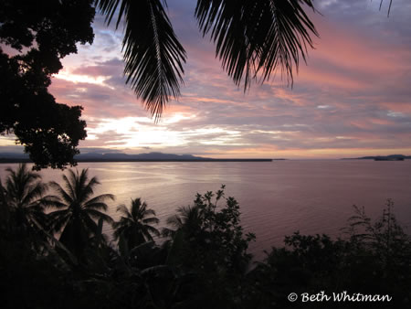 Sepik River Sunset in Papua New Guinea