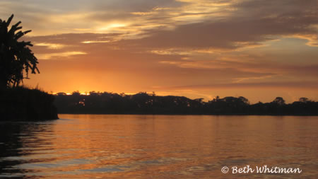 Sepik River Sunset Papua New Guinea