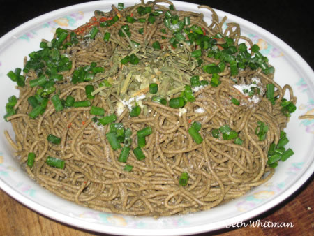 Buckwheat Noodles in Bhutan