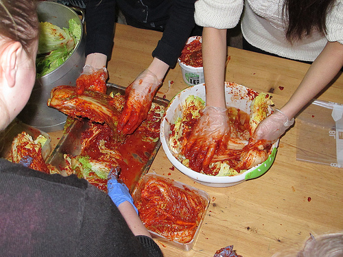 Making Kimchi