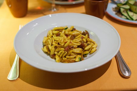 Pasta with San Gimignano Saffron