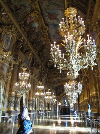 Woman in Palais Garnier