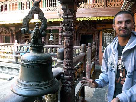 Nepali Guide at Durban Square